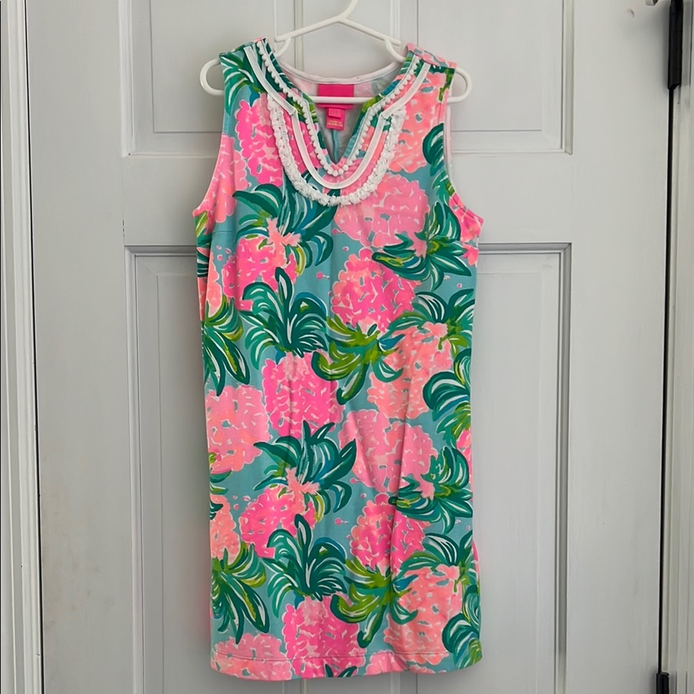 Girls Lilly Colorful Floral Sleeveless Dress